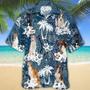 All Over Printed Hawaiian Shirts For Dog Lovers, Dog In Hawaiian Shirts, Aloha Summer Beach Shirt For Pet Lovers