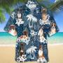 All Over Printed Hawaiian Shirts For Dog Lovers, Dog In Hawaiian Shirts, Aloha Summer Beach Shirt For Pet Lovers