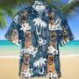 All Over Printed Hawaiian Shirts For Dog Lovers, Dog In Hawaiian Shirts, Aloha Summer Beach Shirt For Pet Lovers