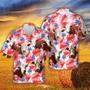 American Colors Herefold Cattle Hawaiian Shirt, Farm Hawaiian Shirt, Farmer Hawaii