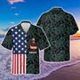 American Dad Of July Dad Personalized Hawaiian Aloha Shirts - Gift For Father's Day