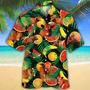 Angus Cattle Tropical Fruits All Over Printed Hawaiian Shirt, Farm Hawaiian Shirt, Farmer Hawaii