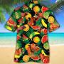 Angus Cattle Tropical Fruits All Over Printed Hawaiian Shirt, Farm Hawaiian Shirt, Farmer Hawaii