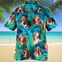 Basset Hound Dog Lovers Hawaiian Style For Summer Hawaiian Shirt, Farm Hawaiian Shirt, Farmer Hawaii