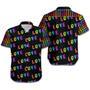 Beach Shirt Hawaiians Lgbt Love Rainbow Plaid Pattern , Aloha Shirt, Pride Clothing