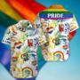 Beach Shirt Lgbt Hawaiian Pattern Men Shirt For Lgbt Community , Aloha Shirt