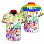 Beach Shirt Lgbt Pride Hawaiian Men Shirt For Lgbt Community, Queer Lgbt, Lgbt History Month