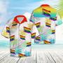 Beach Shirt Lgbt Pride Love Is Love Summer Vacation Hawaiian Shirt , Lesbian Hawaiian Shirt