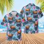 Beefmaster Blue Hibiscus Hawaiian Shirt, Farm Hawaiian Shirt, Farmer Hawaii