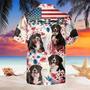 Bernese Mountain Dog United States Flag Hawaiian Flowers All Over Printed Hawaiian Shirt, Farm Hawaiian Shirt, Farmer Hawaii