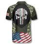 Billiard Camouflage Skull Flag Custom Billiard Shirts For Men, Skull Polo Shirt, Gift For Billiard Player