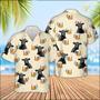 Black Angus Cattle Drink Beer Pattern Hawaiian Shirt, Farm Hawaiian Shirt, Farmer Hawaii