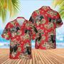 Black Angus Cattle Lovers Aloha Pattern All Over Printed Hawaiian Shirt