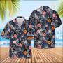 Black Angus Cattle Tropical Exotic Hawaiian Shirt, Farm Hawaiian Shirt, Farmer Hawaii