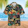 Black Angus Cattle Tropical Flowers Hawaiian Shirt, Farm Hawaiian Shirt, Farmer Hawaii