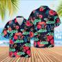 Black Angus Face Tropical Pattern Hawaiian Shirt, Farm Hawaiian Shirt, Farmer Hawaii