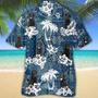 Black Labrador Hawaiian Shirt With Pocket, Black Dog Hawaii Shirts, Hawaii Dog Shirts