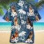 Bloodhound Hawaiian Shirt For Men And Women, Beautiful Full Print Dog On Hawaii Beach Shirts