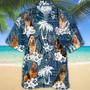 Bloodhound Hawaiian Shirt For Men And Women, Beautiful Full Print Dog On Hawaii Beach Shirts