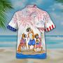 Boxer Full Printed Hawaiian Shirts For Men And Woman, Independence Day Is Coming, Happy Of July Aloha Beach Shirt