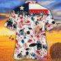 Brahman Cattle Lovers Texas Flag Hawaiian Shirt, Unisex Print Aloha Short Sleeve Casual Shirt