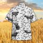 Charolais Pattern Hawaiian Shirt, Farm Hawaiian Shirt, Farmer Hawaii