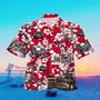 Cherry Blossom Trucker Hawaiian Shirt, Farm Hawaiian Shirt, Farmer Hawaii