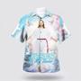 Christian Hawaiian Shirt, Jesus Is My Savior Christ Open Arms Hawaiian Shirt