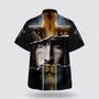 Christian Hawaiian Shirt, Jesus Lion Cross Christian Faith For Friend Hawaiian Shirt