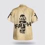 Christian Hawaiian Shirt, We Walk By Faith Not By Sight Jesus Hawaiian Shirt