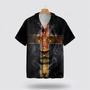 Christian Hawaiian Shirt, Jesus Amazing Lion And Lamb Christian Cross