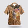 Christian Hawaiian Shirt, Jesus Pray Lion Cross Hawaiian Shirts