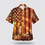 Christian Hawaiian Shirt, Jesus Walking In The Forest With The Sheep Hawaiian Shirt