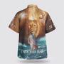 Christian Hawaiian Shirt, Jesus Walk On Water Faith Over Fear Hawaiian Shirts