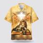 Christian Hawaiian Shirt, Lion Of Judah Lamb Of God Jesus Christ Hawaiian Shirt