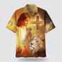 Christian Hawaiian Shirt, Jesus Prayer Lion Cross Hawaiian Shirts