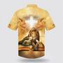 Christian Hawaiian Shirt, Lion Of Judah Lamb Of God Jesus Christ Hawaiian Shirt