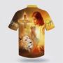 Christian Hawaiian Shirt, Jesus Prayer Lion Cross Hawaiian Shirts