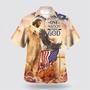 Christian Hawaiian Shirt, Independence Day One Nation Under God Jesus Eagle Hawaiian Shirt