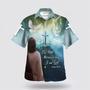 Christian Hawaiian Shirt, Psalm 4610 Be Still And Know That I Am God Jesus Lion And Dove Christian Hawaiian Shirt