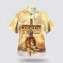 Christian Hawaiian Shirt, Lion Jesus Is My Savior Cross