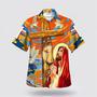 Christian Hawaiian Shirt, Jesus Prayer Lion Cross Hawaiian Shirt, Religion Hawaiian Shirts