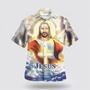 Christian Hawaiian Shirt, Jesus Is My Savior Cross