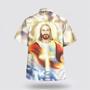 Christian Hawaiian Shirt, Jesus Is My Savior Jesus Smile Hawaiian Shirts