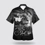 Christian Hawaiian Shirt, Be Still And Know That I Am God Jesus Lion Christian Hawaiian Shirt