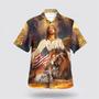 Christian Hawaiian Shirt, Jesus Lion And The Lamb Hawaiian Shirts