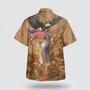 Christian Hawaiian Shirt, Jesus Pray Lion Cross Hawaiian Shirts