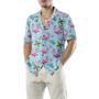 Christmas Flamingo Seamless Pattern Hawaiian Shirt, Xmas Hawaiian Shirts