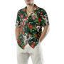 Christmas Goat With Poinsettia Flower Hawaiian Shirt, Xmas Hawaiian Shirts