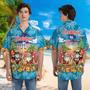 Christmas Santa Claus Surfing Hawaiian Shirt, Xmas Hawaiian Shirts